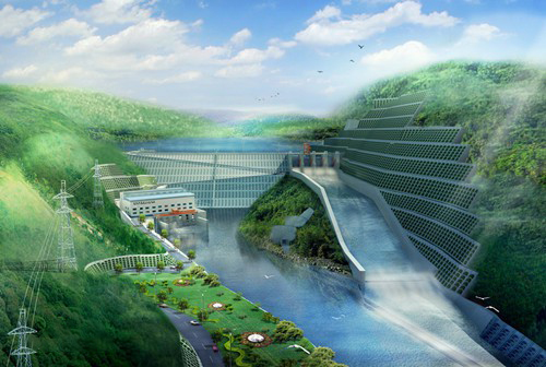 扎囊老挝南塔河1号水电站项目